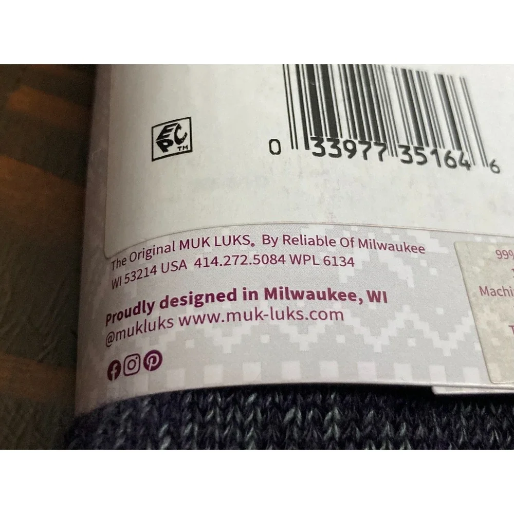 Muk Luks Women Over the Knee Sock Striped‎ Blue Size 6-11 Soft NIP